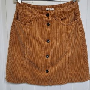 Ardene corduroy skirt size small